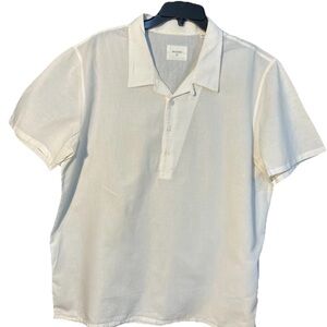 Billy Reid men’s  polo shirt Shirt XL Off White